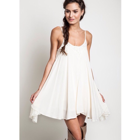 Bare Anthology Dresses & Skirts - "The Slip" Babydoll Lace Strappy Dress