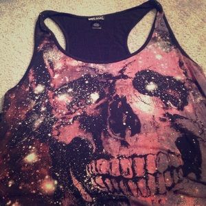Galaxy Skull Tanktop