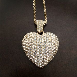Swarovski Long Heart Necklace