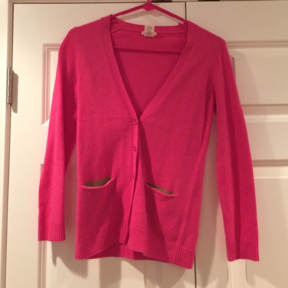 Pink crewcuts cashmere sweater