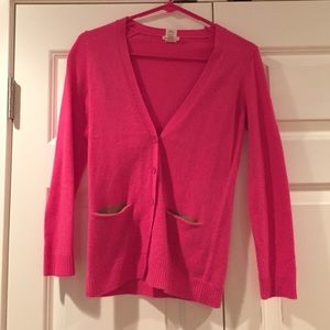 Pink crewcuts cashmere sweater