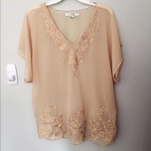 Forever 21 Tops - 🎉HOST PICK🎉Forever 21 Sheer Blouse