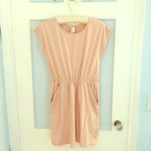 light pink dress