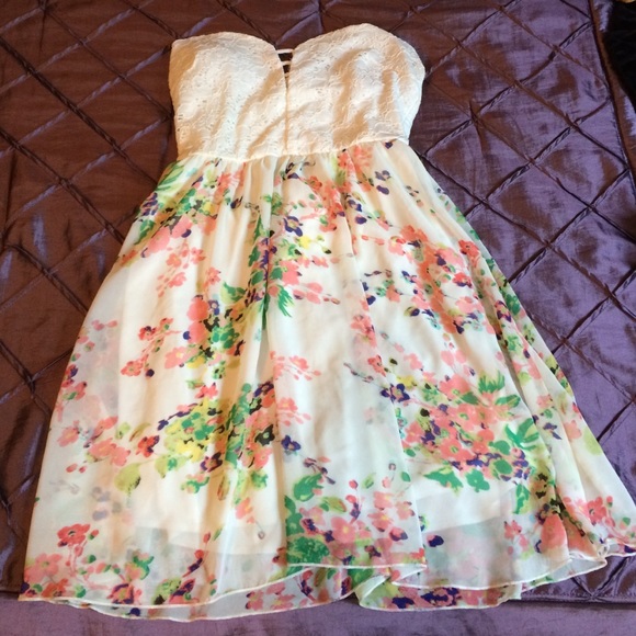 Floral print dress