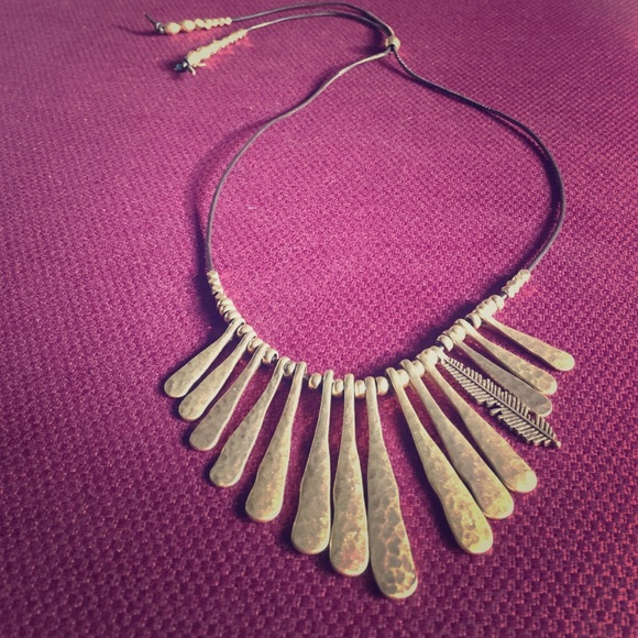 Feather Statement Necklace
