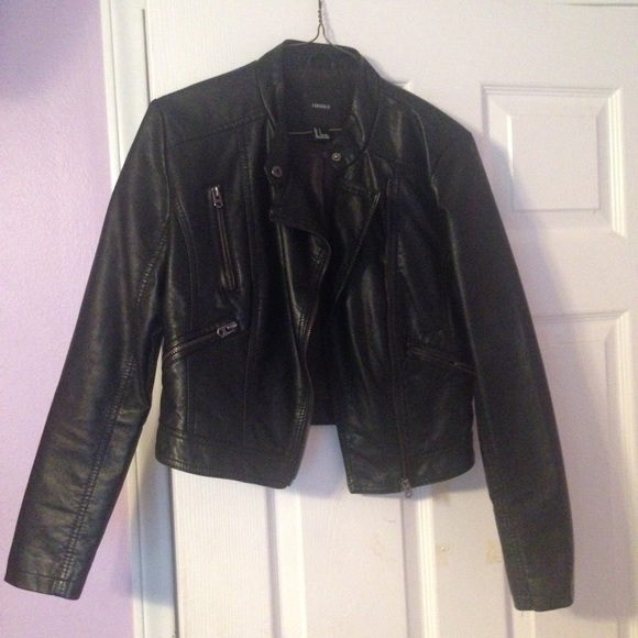 forever 21 faux leather jacket