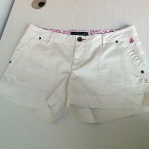 White Volcom Shorts