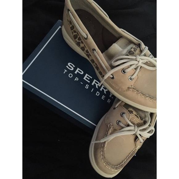 Sperry Shoes - Sperry Top-Sider Laguna Linen/Leopard Boat Shoes