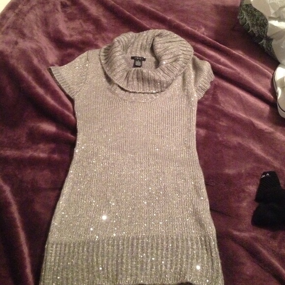 DEB sequence sweater dress