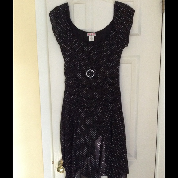 Black polka dot dress - Picture 1 of 3