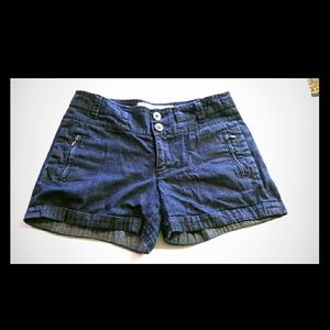 Dark wash high waist Jean shorts!