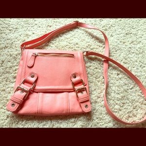Peach Urban Outfitters purse.