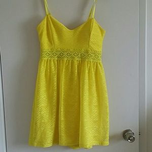 Yellow summer dress