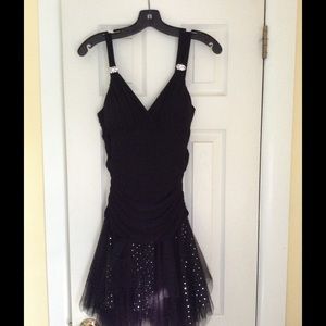 Black sparkled dress