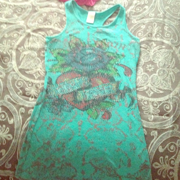 Ed Hardy Racer Back Tank Top