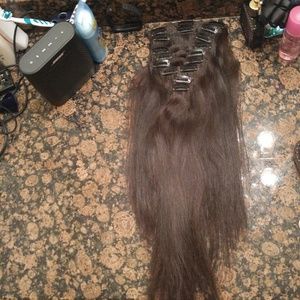 18" clip in hair extensions