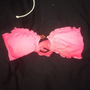 ombre pink bikini top