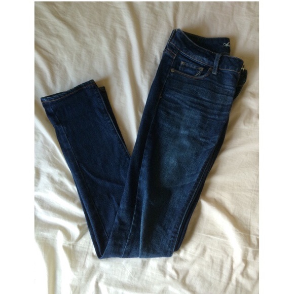 American eagle dark skinny jeans
