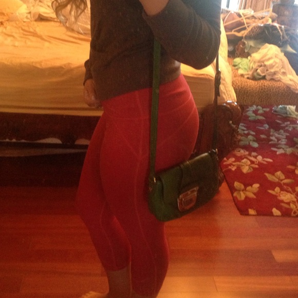 Michael Kors mini green cross body