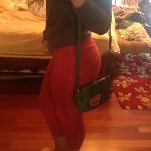 Michael Kors mini green cross body