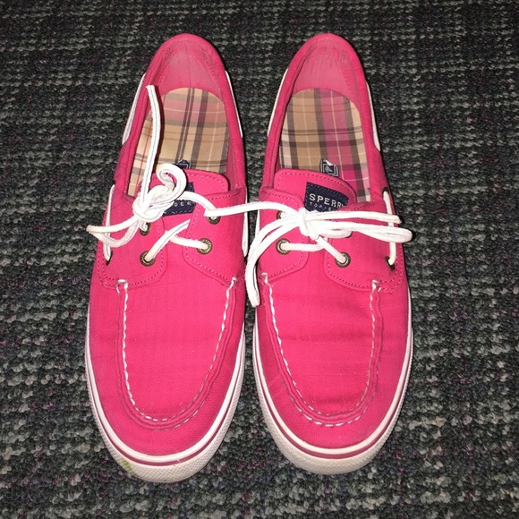 Pink Sperry's