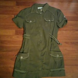 Military style dress