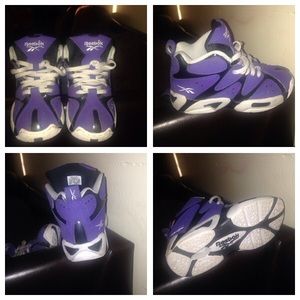 Reebok purple black gray good condition