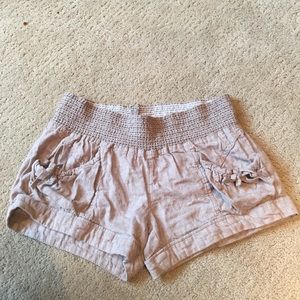 Linen shorts