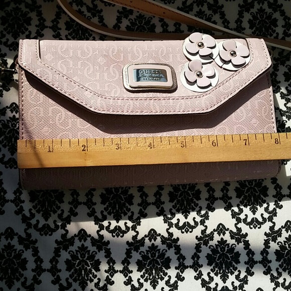 Light pink Guess crossbody
