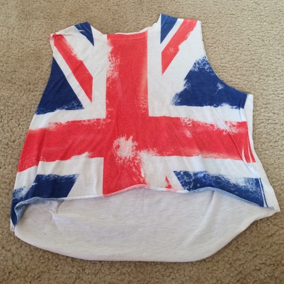 Union Jack crop top