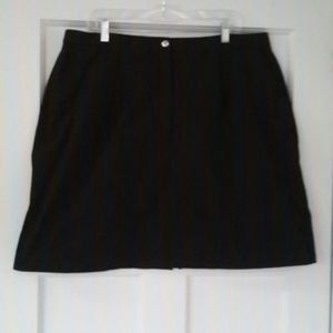 Crisp Black Summer Skirt Size 22WP