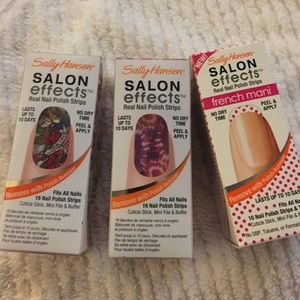 Bundle Three real nail polish strips