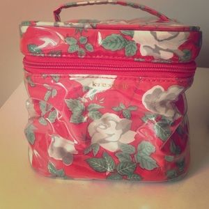 Kate Spade Cosmetic Bag - Rose print