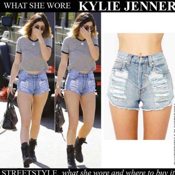 Mink Pink Slasher Cutoff Shorts
