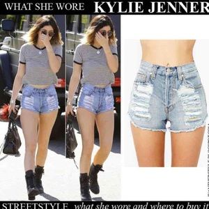 Mink Pink Slasher Cutoff Shorts