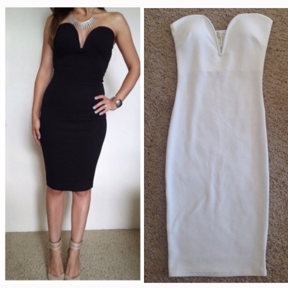 White bodycon dress NWOT