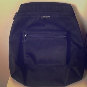 Black Kate Spade backpack.