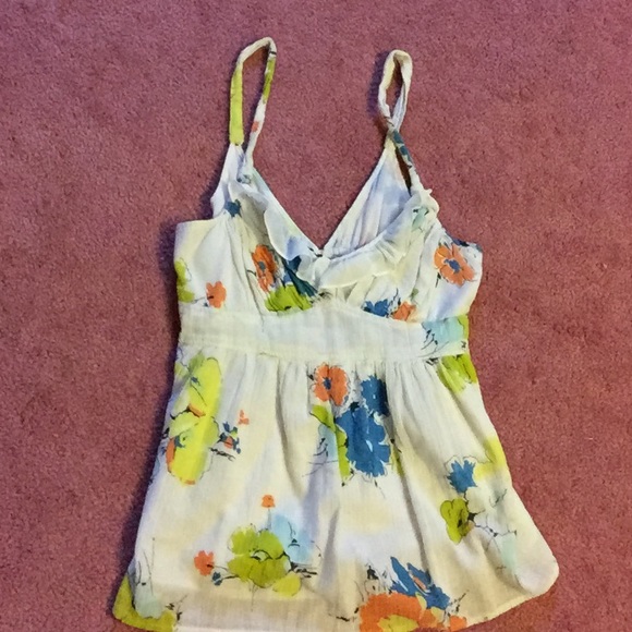 Flowy flower tank top