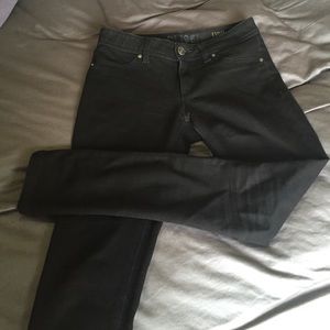 DL1961 BLACK EMMA LEGGING DENIM JEANS SIZE 25