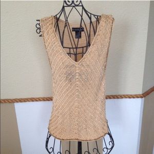 Bebe Knit Sequin Top/ Tank