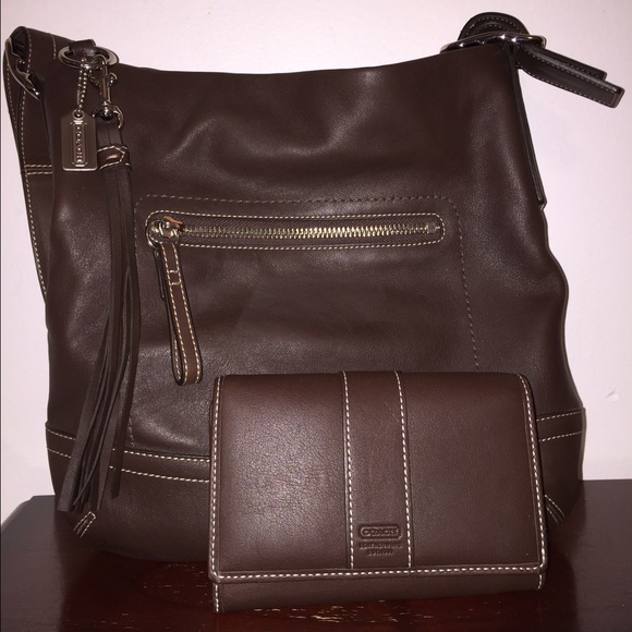 Coach Handbags - Coach Bag & Wallet Set
