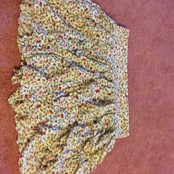 Flowy flower skirt