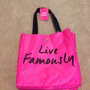 Juicy couture "Live Famousln" Tote Bag