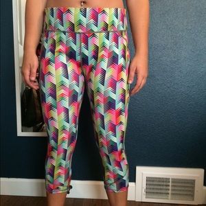 Fabletics patterned workout pants