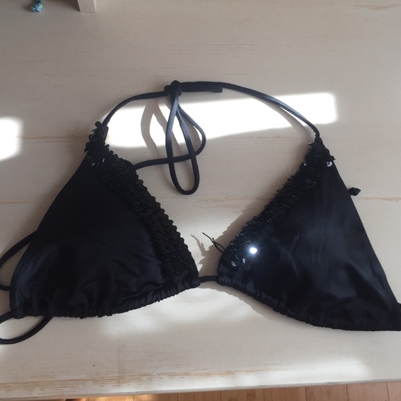 Sparkly bikini top
