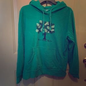 North Face Green Tree Hoodie (large)