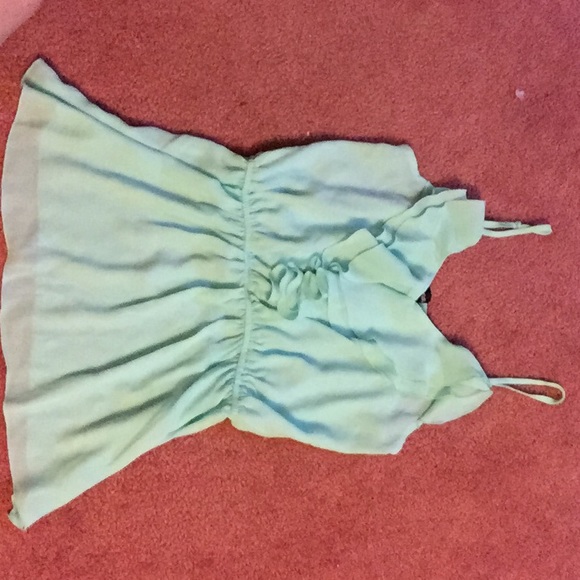 Aqua dressy tank top