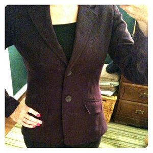 New York & Company PURPLE WOOL blazer