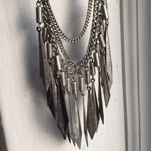Distressed Metal Necklace