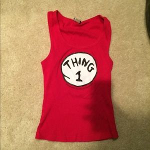 Red thing one shirt